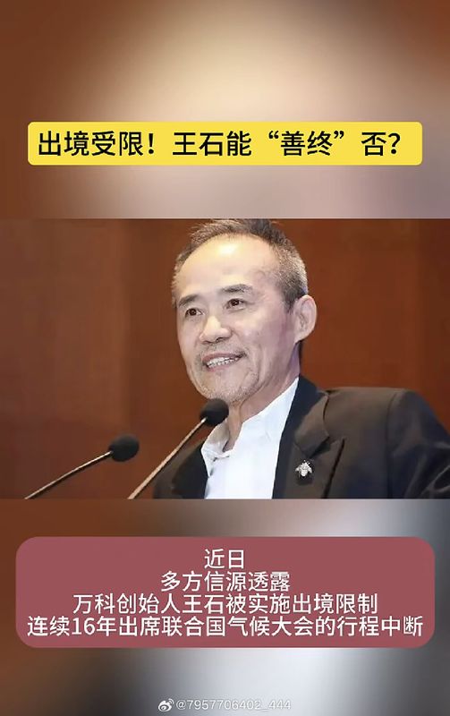 从“审批出境”到制度边界：深度拆解万科创始人王石“限制传闻”的逻辑链条